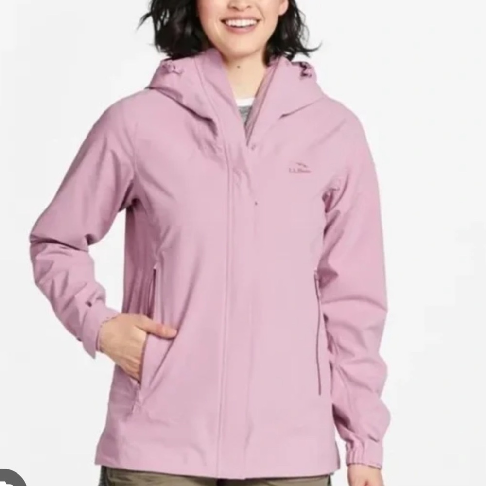 L.L. Bean Cresta Stretch Rain Hooded Jacket